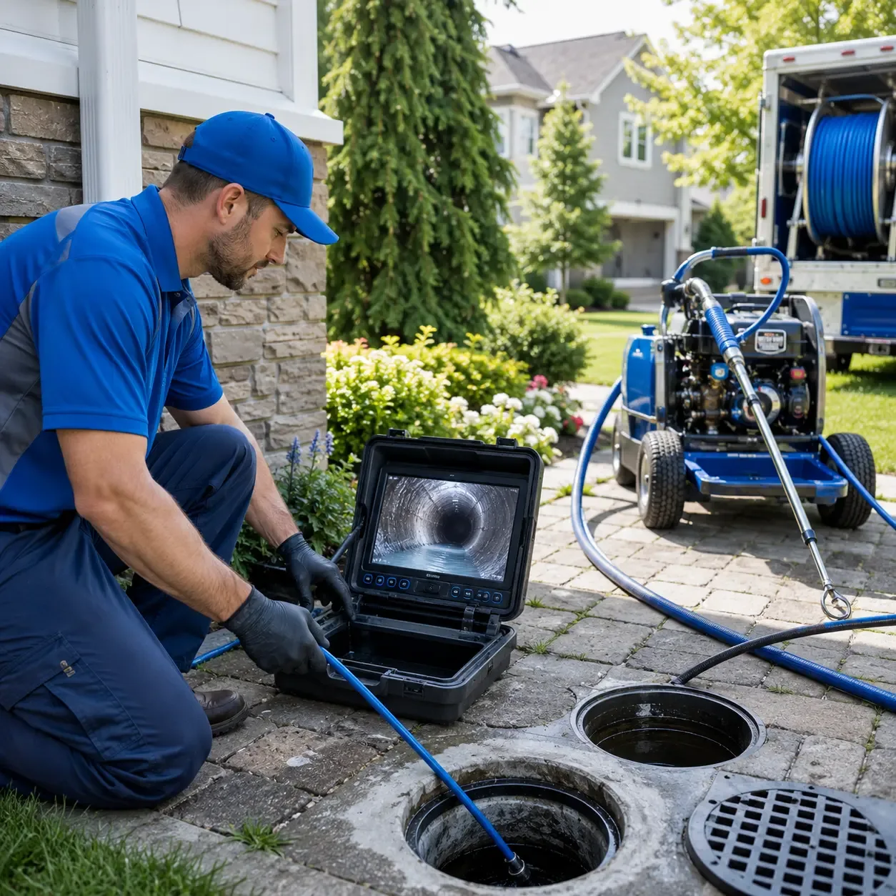 Outdoor drain cleaning professionals serving Allport, PA